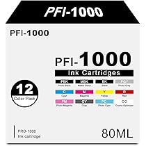 Amazon.co.jp: PFI-1000 インクカートリッジ Canon PFI1000 80ML 互換